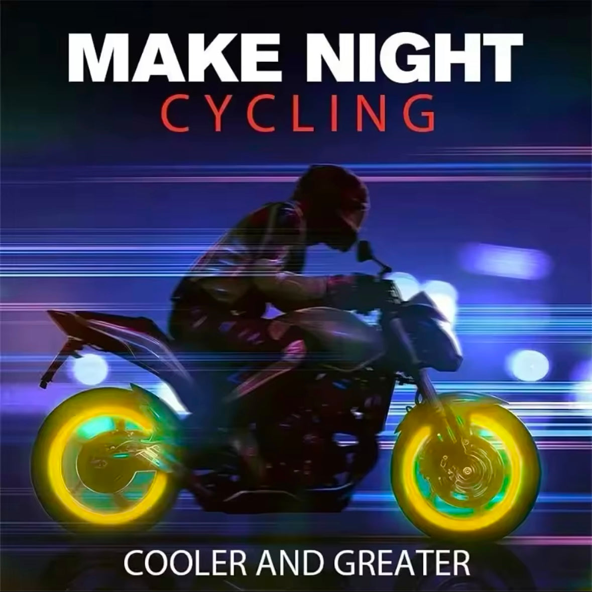Glowing Tire Valve Caps