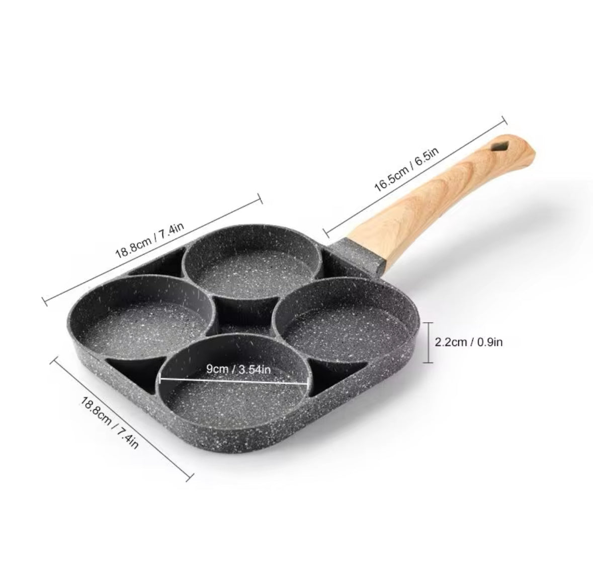 Non-Stick Wave Bottom Pan