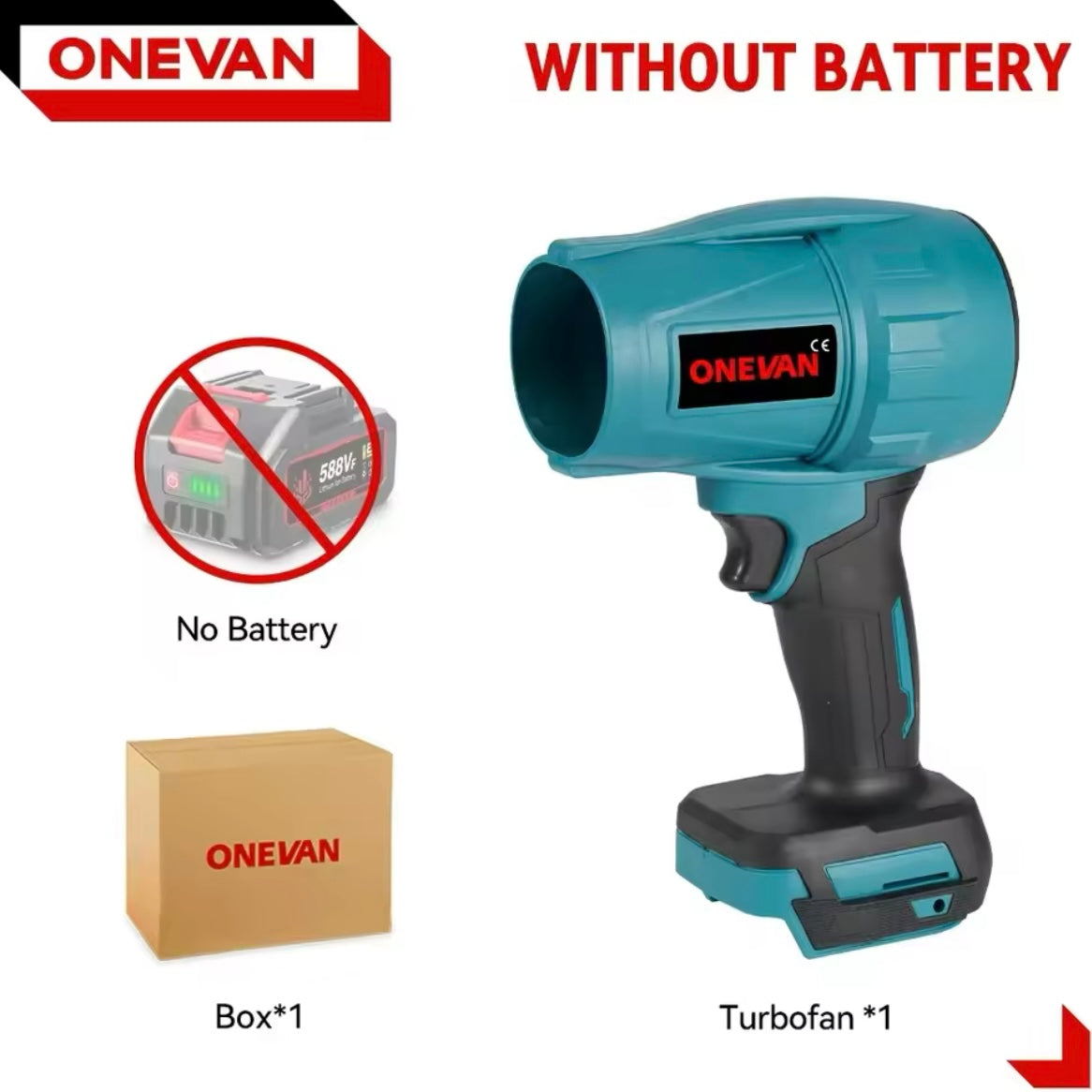 Cordless Turbo Super Power Jet Blower