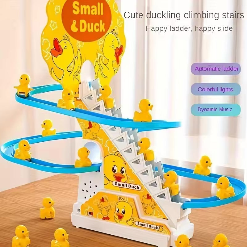 Electric Duckling Slide Toy with Lights & Music