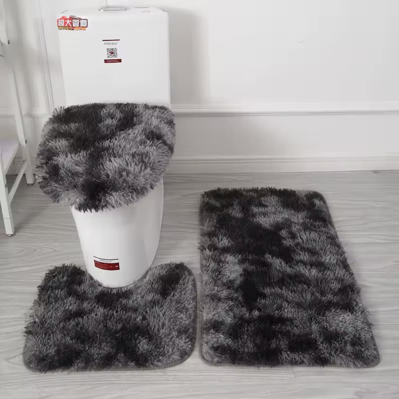 3-Piece Bathroom Rug Set – Anti-Slip & Absorbent
