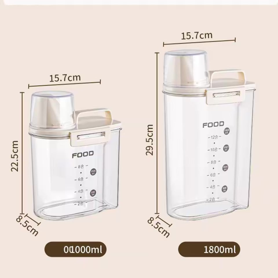 Transparent Food-Grade Cereal Dispenser
