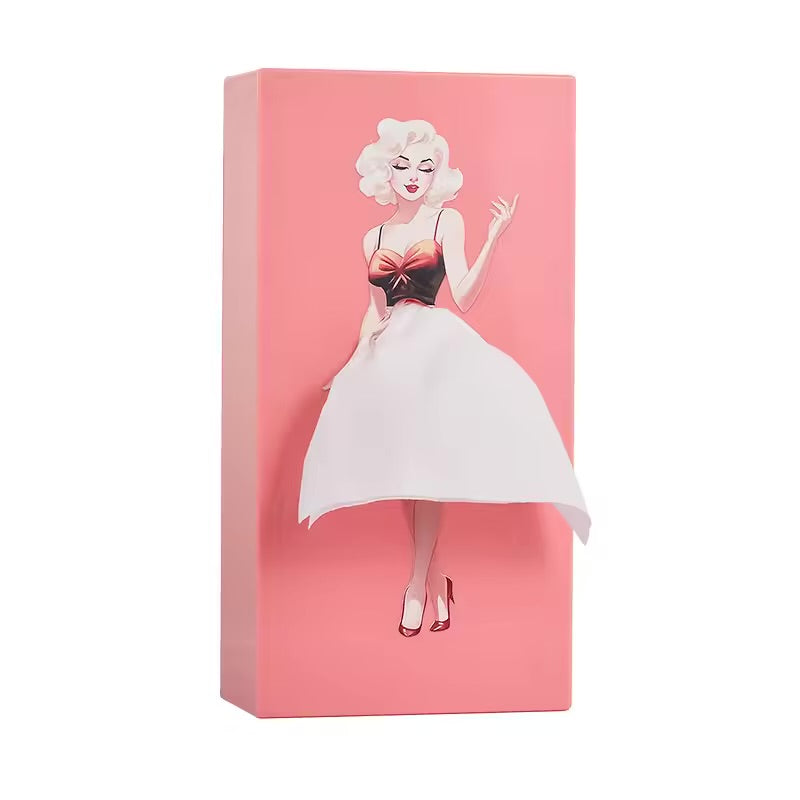 Anime Girl Tissue Box – Cute Puffy Skirt Decor