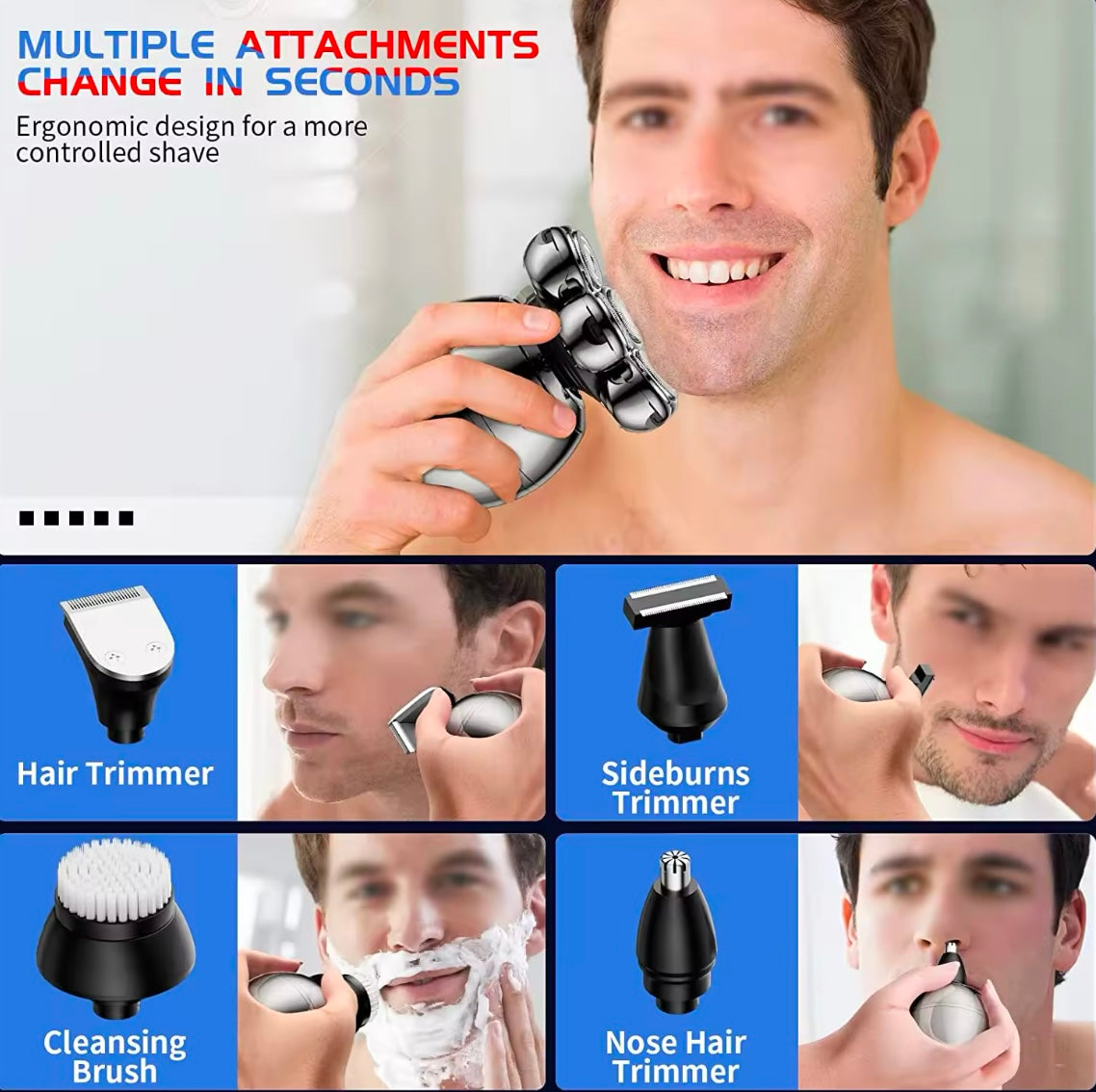 Men’s 5-in-1 Electric Grooming Kit