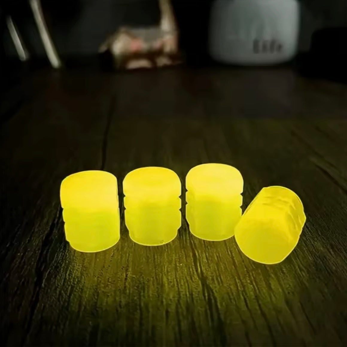 Glowing Tire Valve Caps