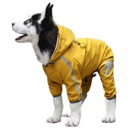 Waterproof Dog Raincoat with Hood