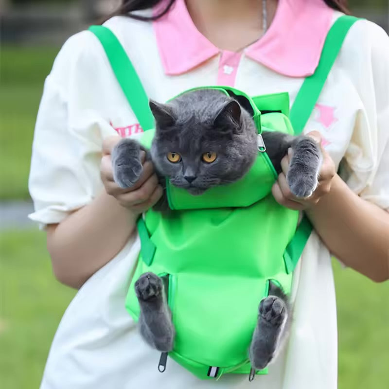 Pet Protection Carrier Bag – Breathable, Anti-Scratch Restraint Bag for Cats & Small Dogs