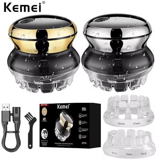 Kemei Easy Cut UFO Hair Clipper – Corded/Cordless DIY Grooming Kit for Men