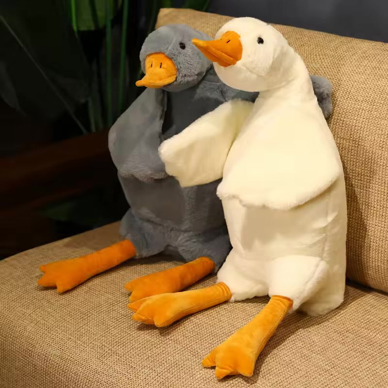 Giant Duck Plush Toy – Super Soft and Cuddly Goose Pillow