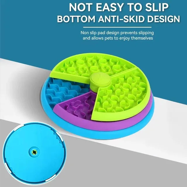 Layers Interactive Slow Feeder Dog Bowl – Non-Slip Puzzle Game for Slow Eating