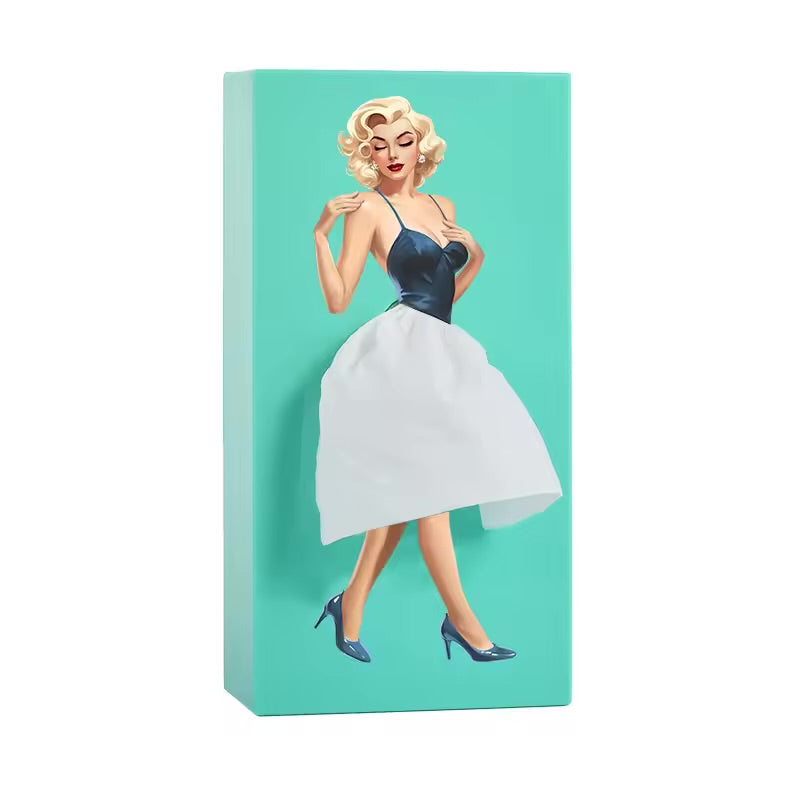 Anime Girl Tissue Box – Cute Puffy Skirt Decor