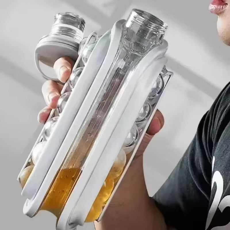 2-in-1 Portable Silicone Ice Ball Maker Kettle