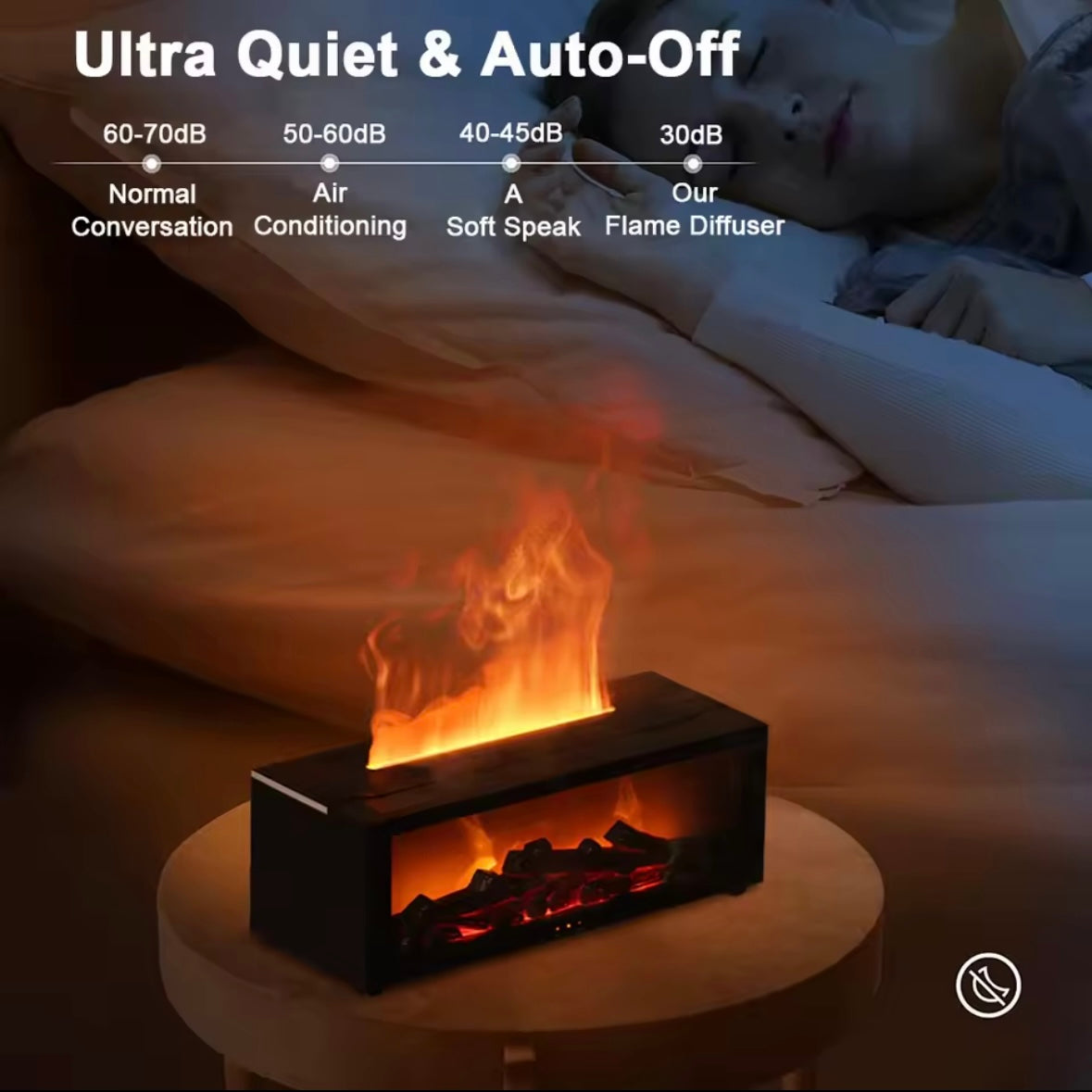 Flame Air Humidifier & Essential Oil Diffuser