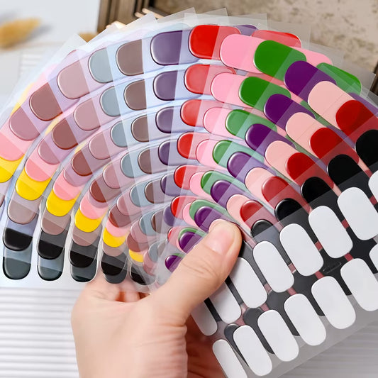 GlowGel Semi-Cured Nail Wraps