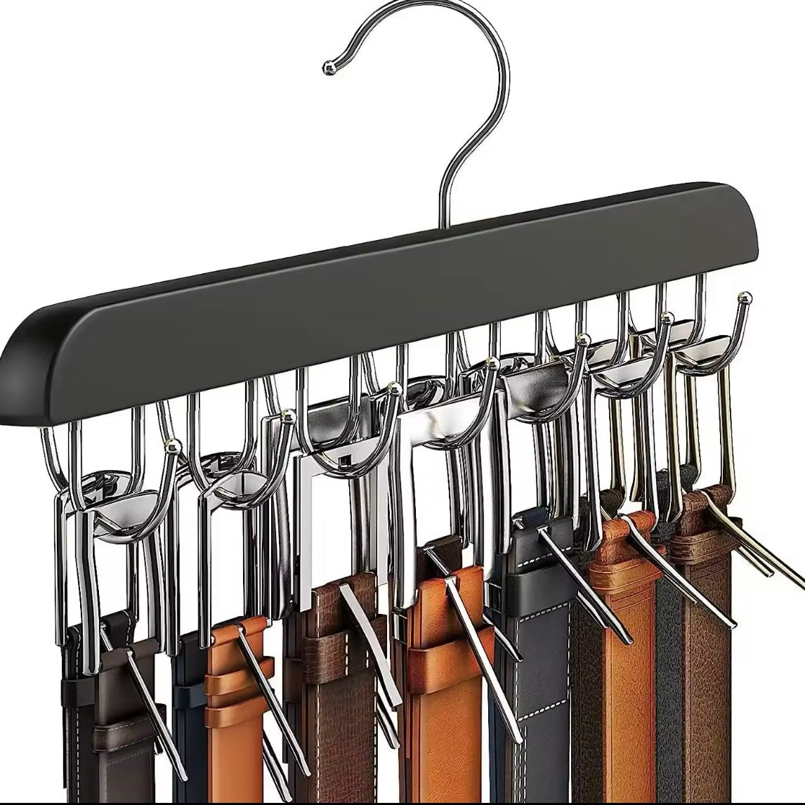 The 20-Hook Wooden Camisole Hanger