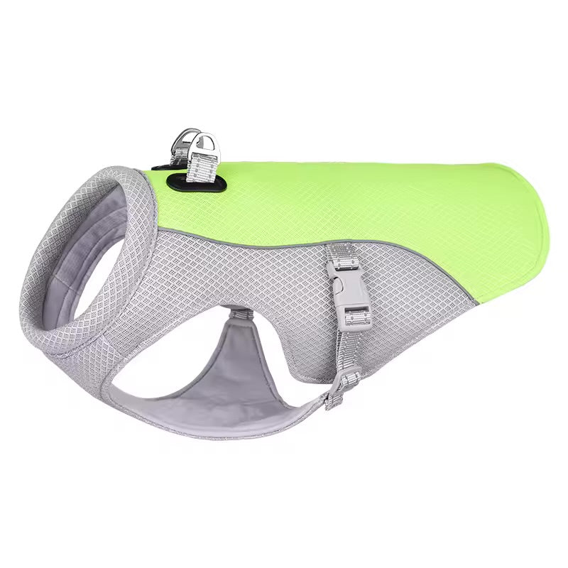 Reflective Dog Cooling Vest Harness – Quick-Release Summer Jacket