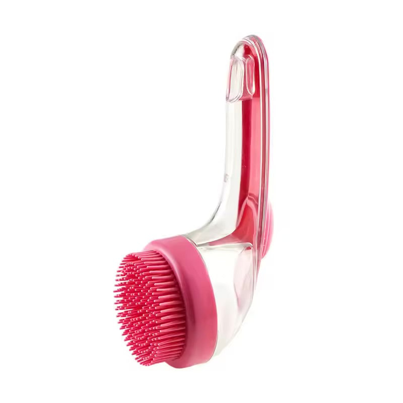 Pet Bath Brush with Shampoo Dispenser