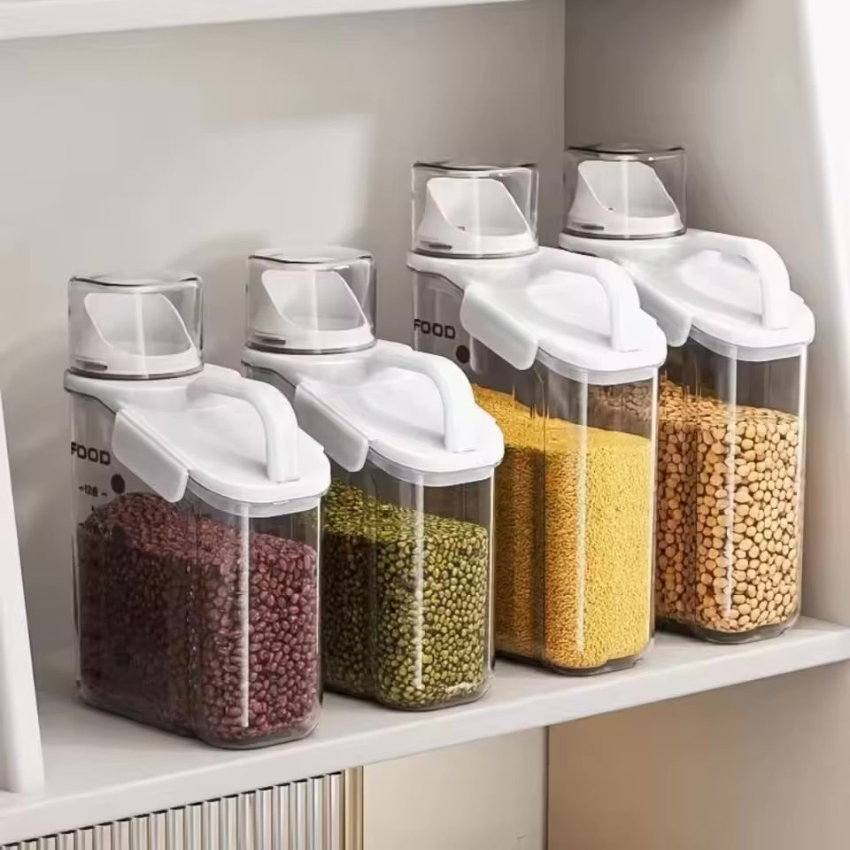 Transparent Food-Grade Cereal Dispenser