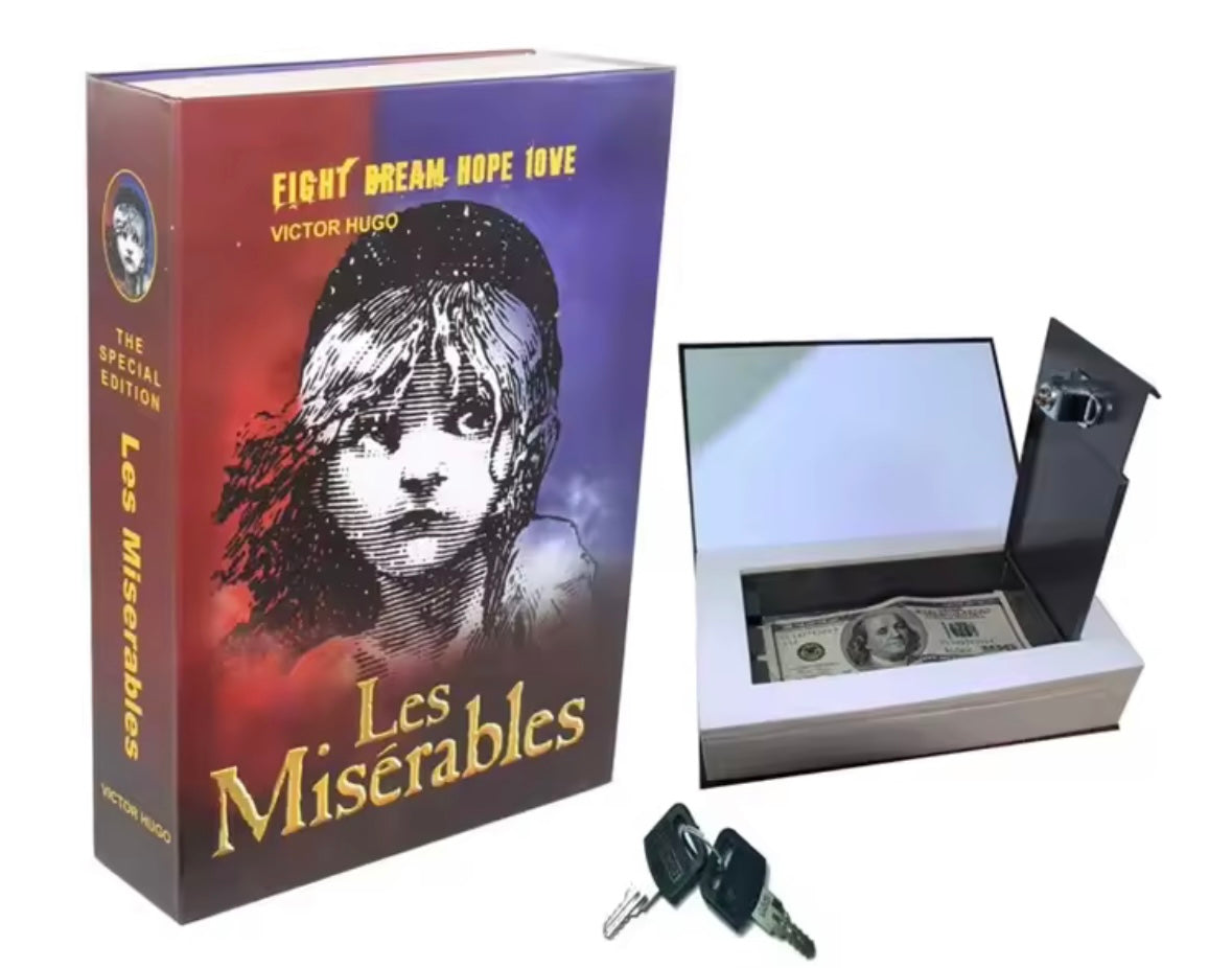 Locking Book Safe – Hidden Storage Box