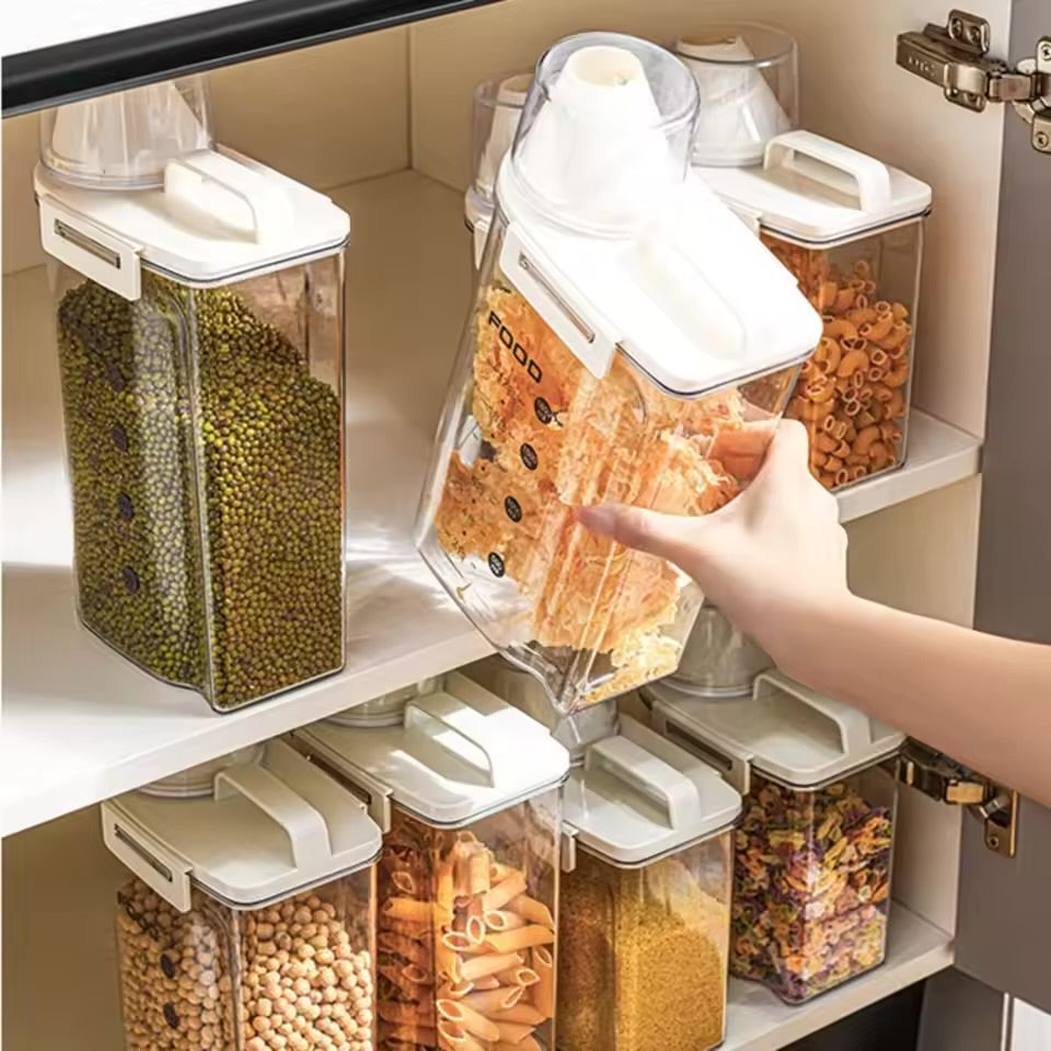 Transparent Food-Grade Cereal Dispenser