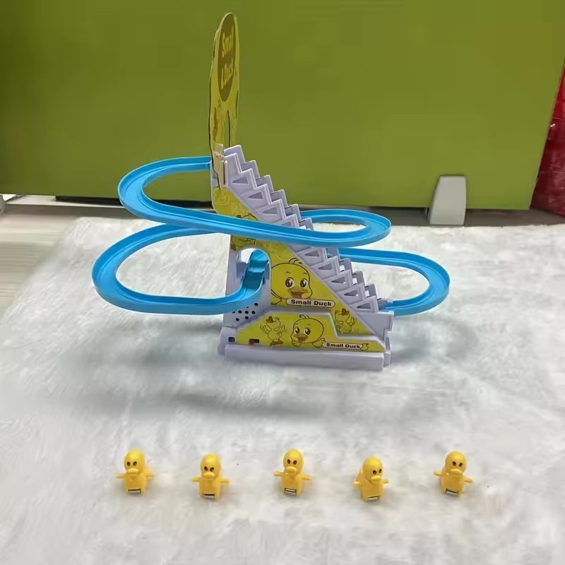 Electric Duckling Slide Toy with Lights & Music