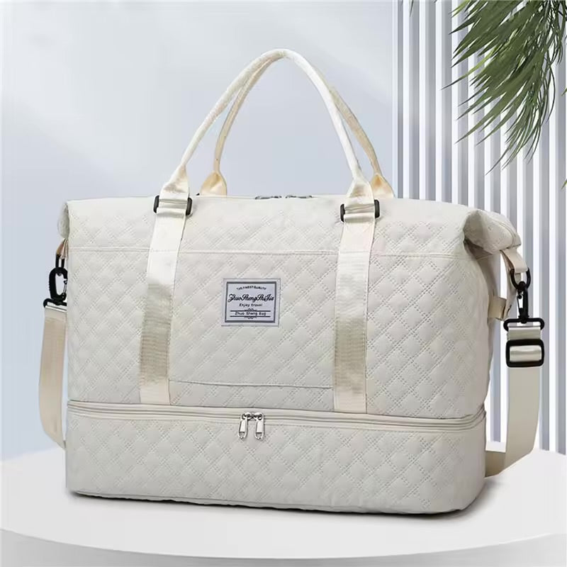 Spacious Travel Duffle with Shoe Compartment