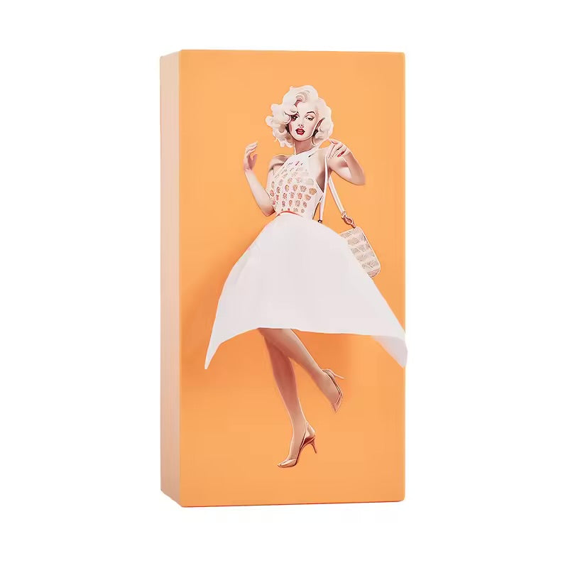 Anime Girl Tissue Box – Cute Puffy Skirt Decor