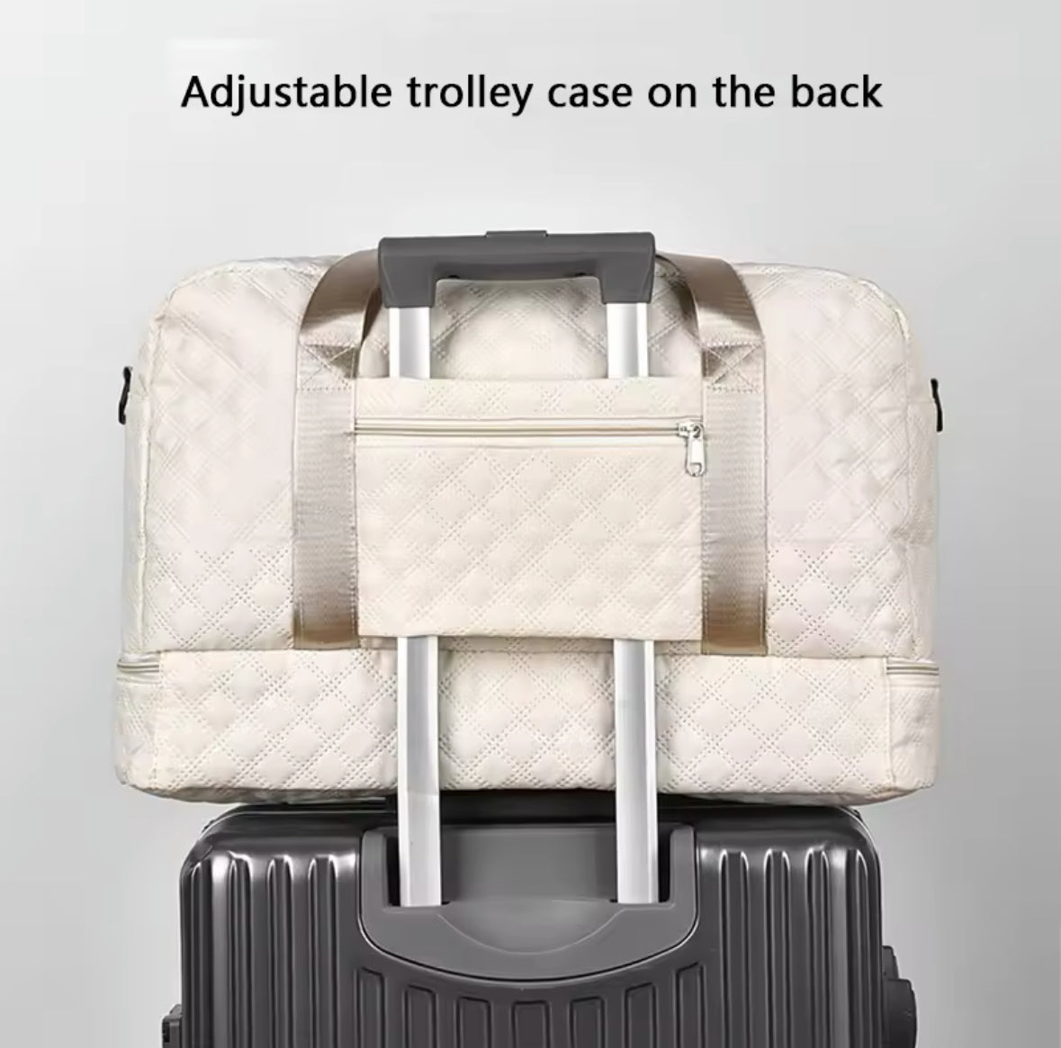 Spacious Travel Duffle with Shoe Compartment