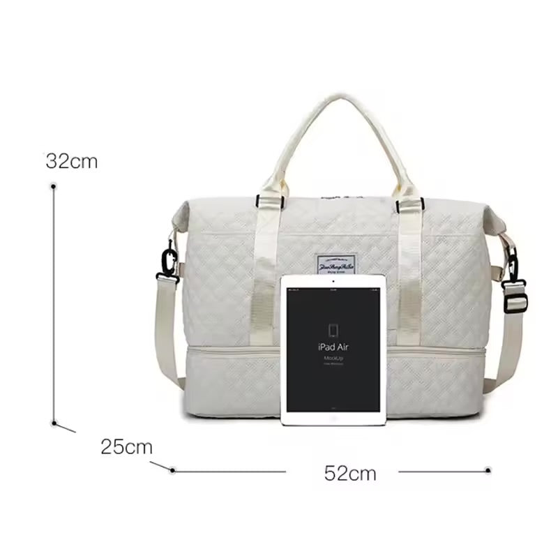 Spacious Travel Duffle with Shoe Compartment
