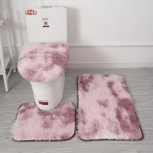 3-Piece Bathroom Rug Set – Anti-Slip & Absorbent
