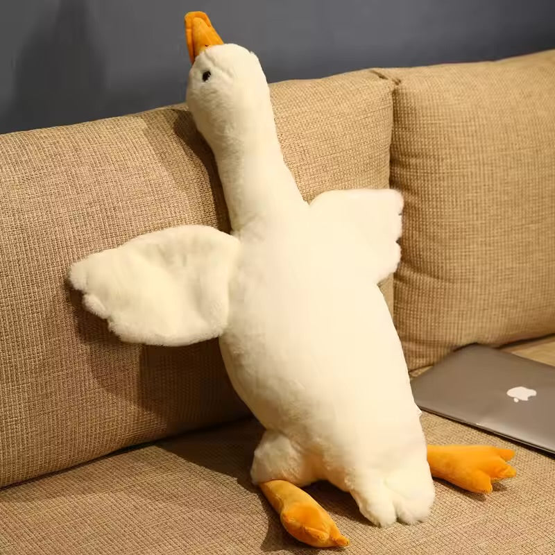Giant Duck Plush Toy – Super Soft and Cuddly Goose Pillow