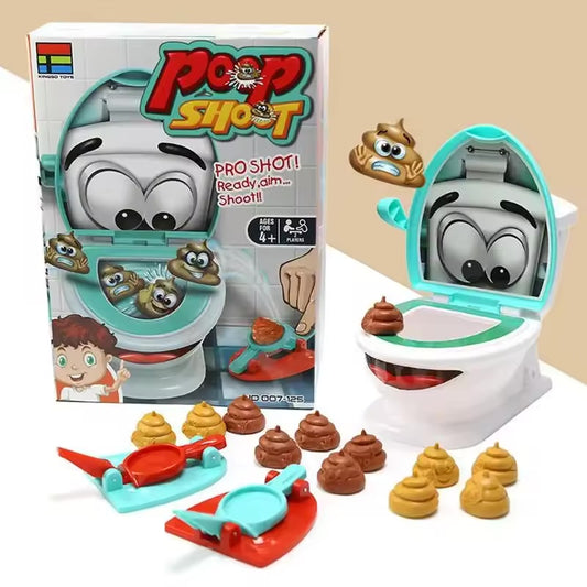 Set of Poop Shooter Toy
