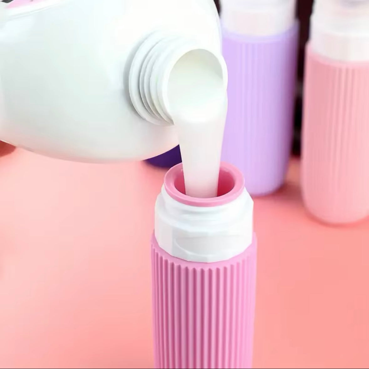 Leak-Proof Silicone Travel Bottles