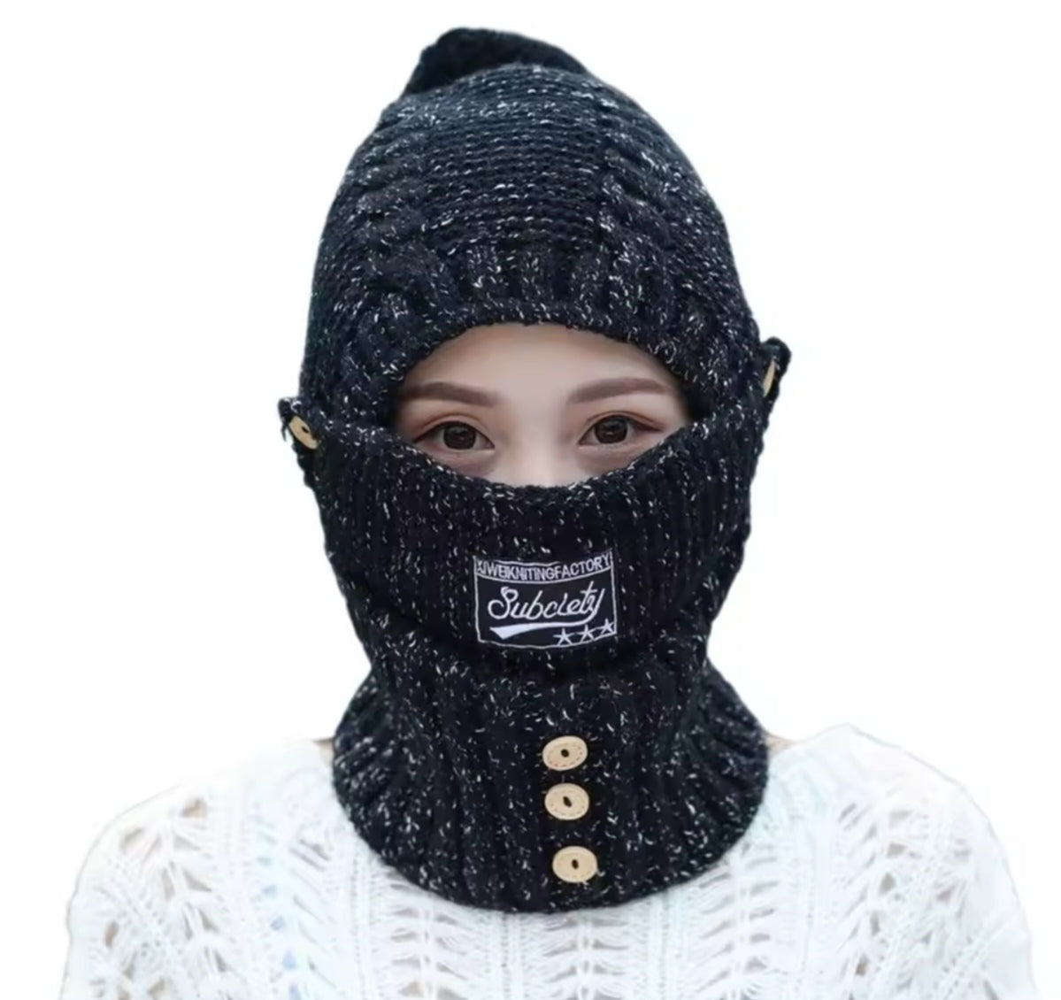 Women’s Knitted Hat & Scarf Set
