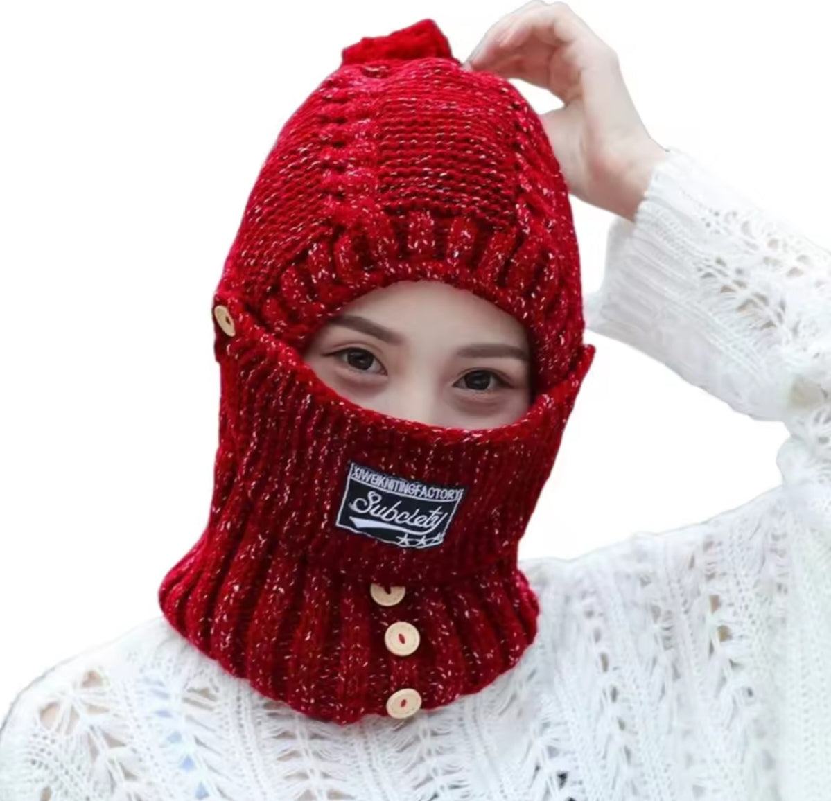 Women’s Knitted Hat & Scarf Set