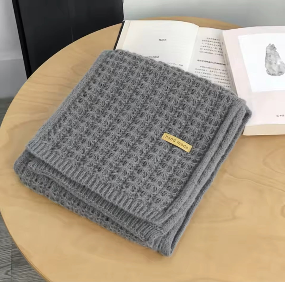 Vintage style Women Men Winter Warm Knitted Scarf