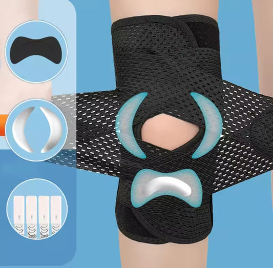1PC Sports Kneepad – Pressurized Elastic Knee Support for Men & Women