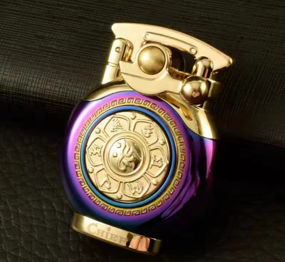 ZORRO Gold-Plated Vintage Lighter