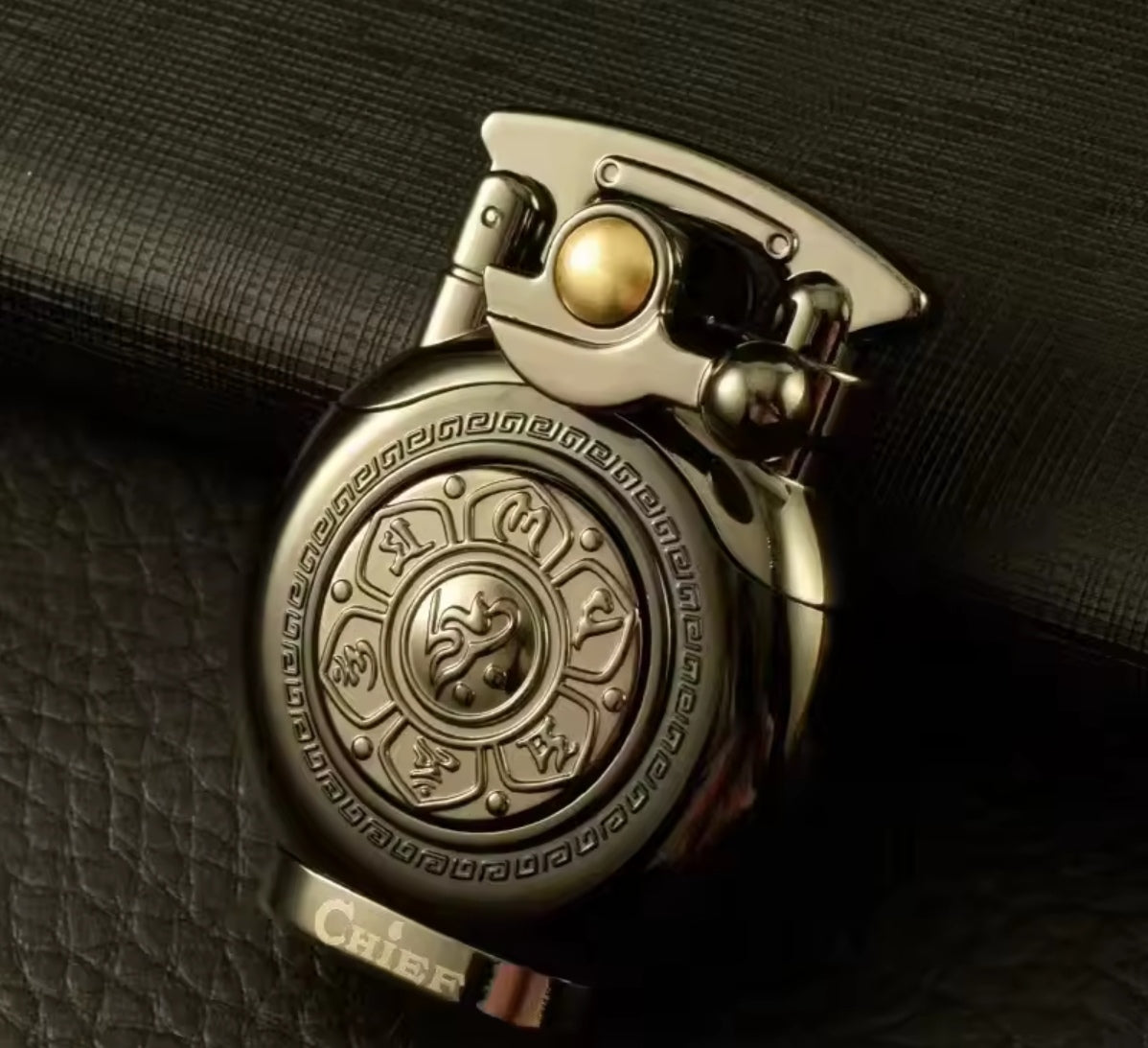 ZORRO Gold-Plated Vintage Lighter