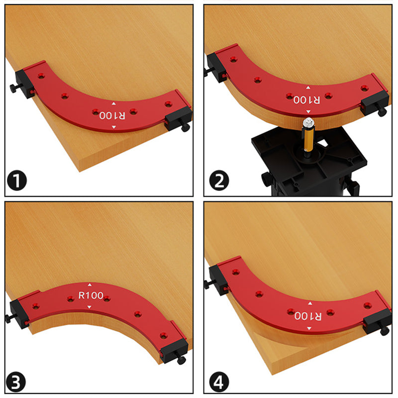 Wood Board Slotting Template