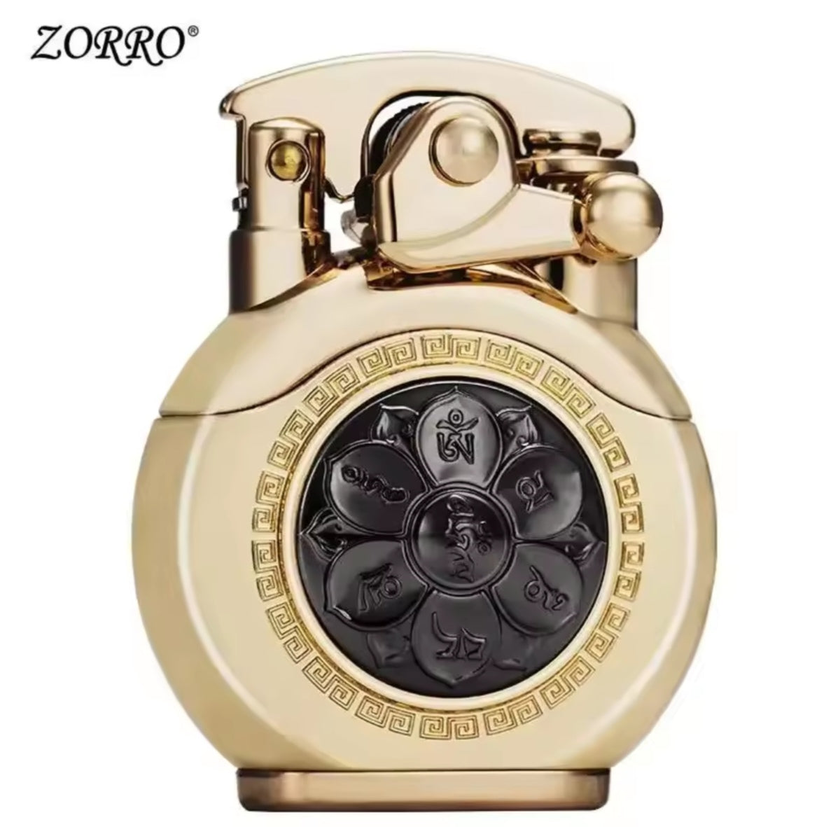 ZORRO Gold-Plated Vintage Lighter