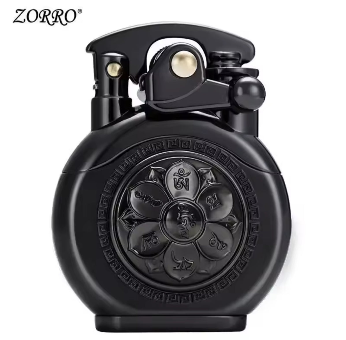 ZORRO Gold-Plated Vintage Lighter