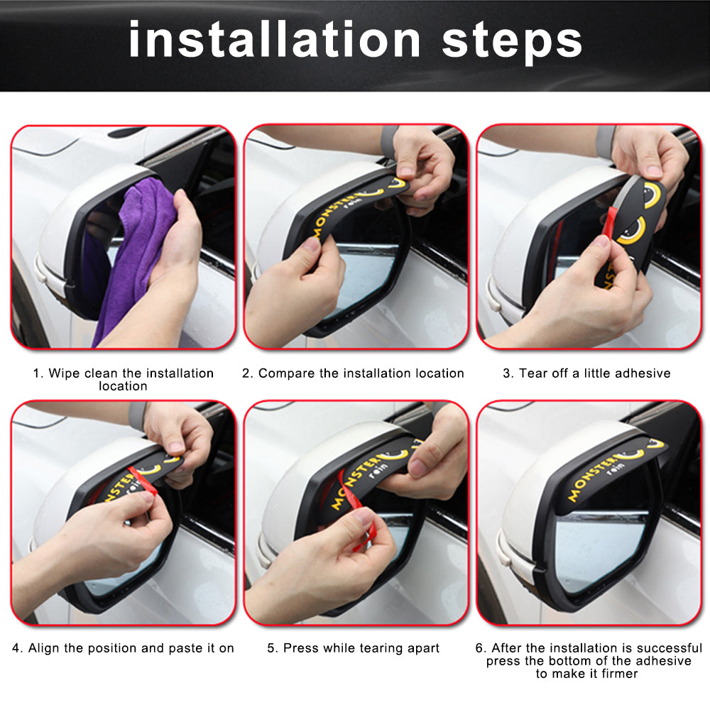 Universal Car Rain Rearview Mirror Film