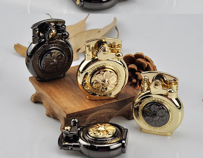 ZORRO Gold-Plated Vintage Lighter
