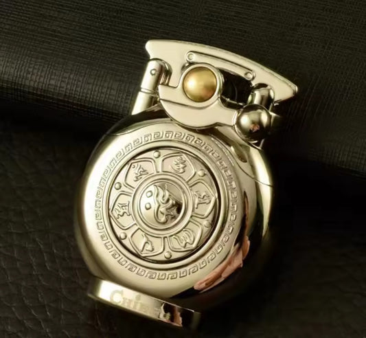 ZORRO Gold-Plated Vintage Lighter