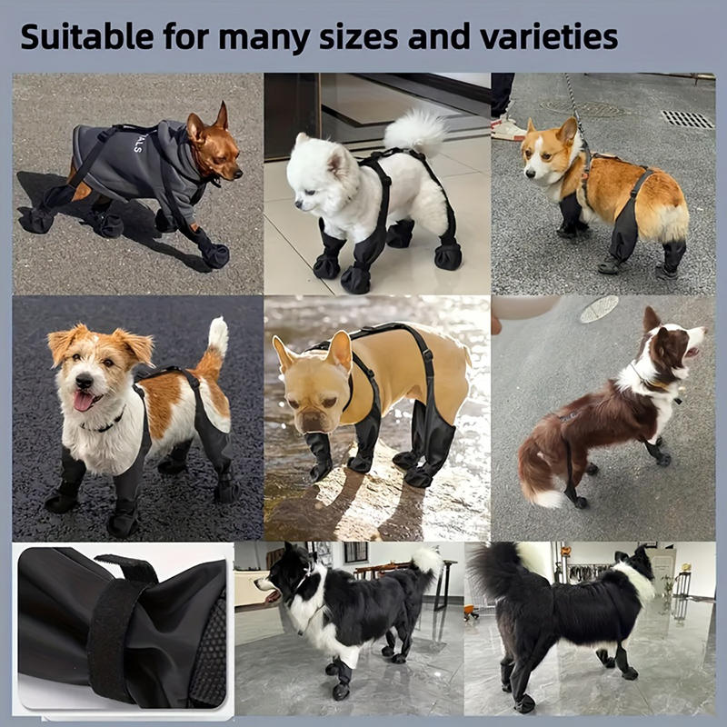 Dog Jumpsuit with Boots